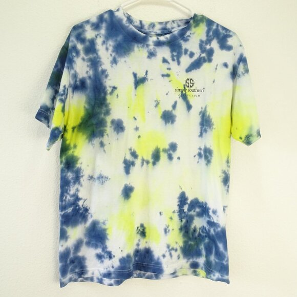 Simply Southern Self Tye Dyed Tee Large Women's - Picture 3 of 4